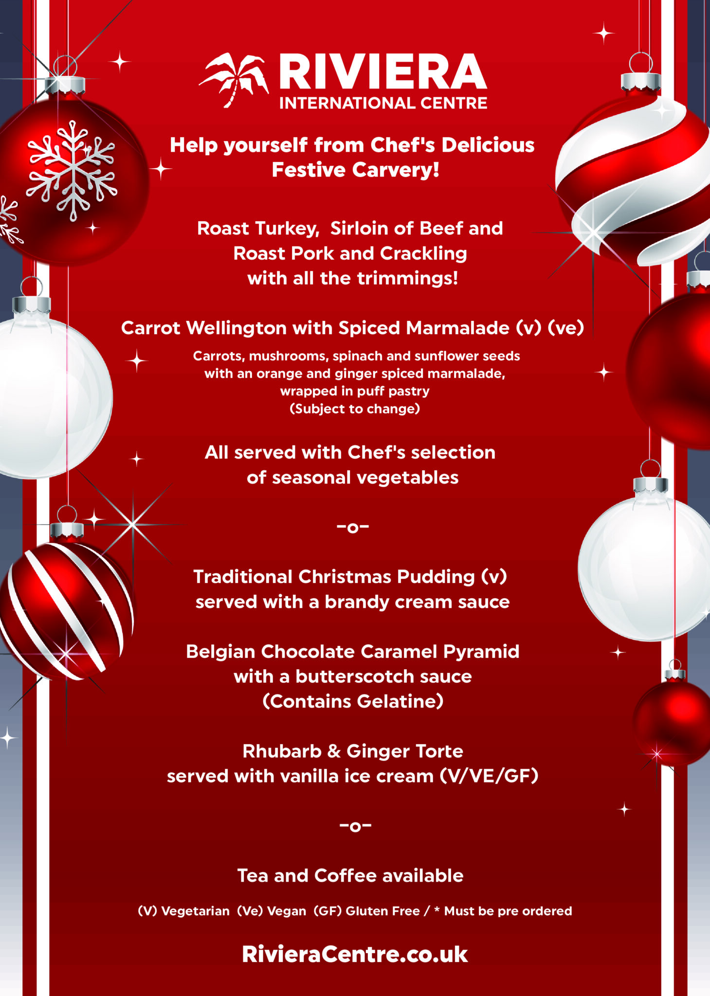 RIC Shared Christmas Party Nights 2024 Riviera International Centre